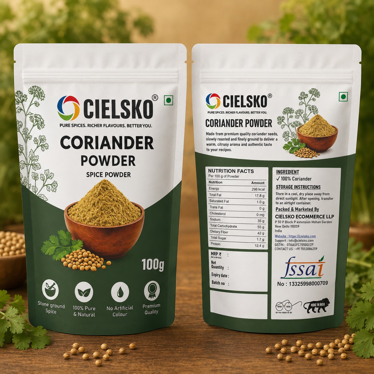 Coriander Seed Powder
