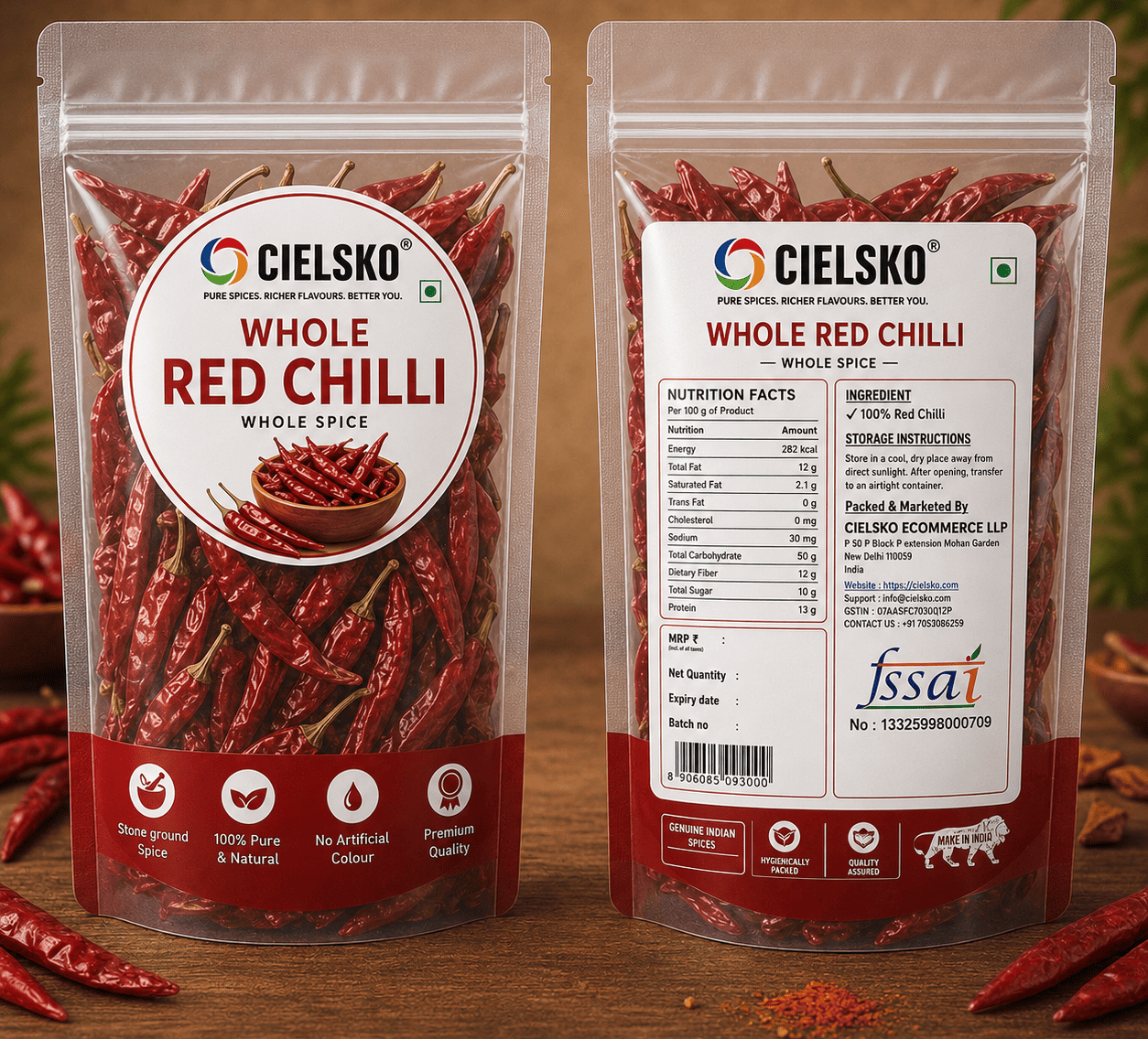 RED CHILLI WHOLE